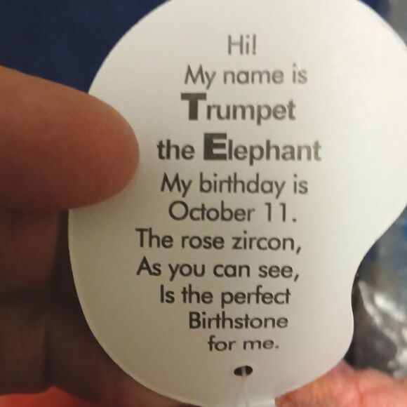 ⭐️5/$25 SALE Avon Full O' Beans Stuffed Plushie, Birthstone and BC Inc on tag - Picture 7 of 10